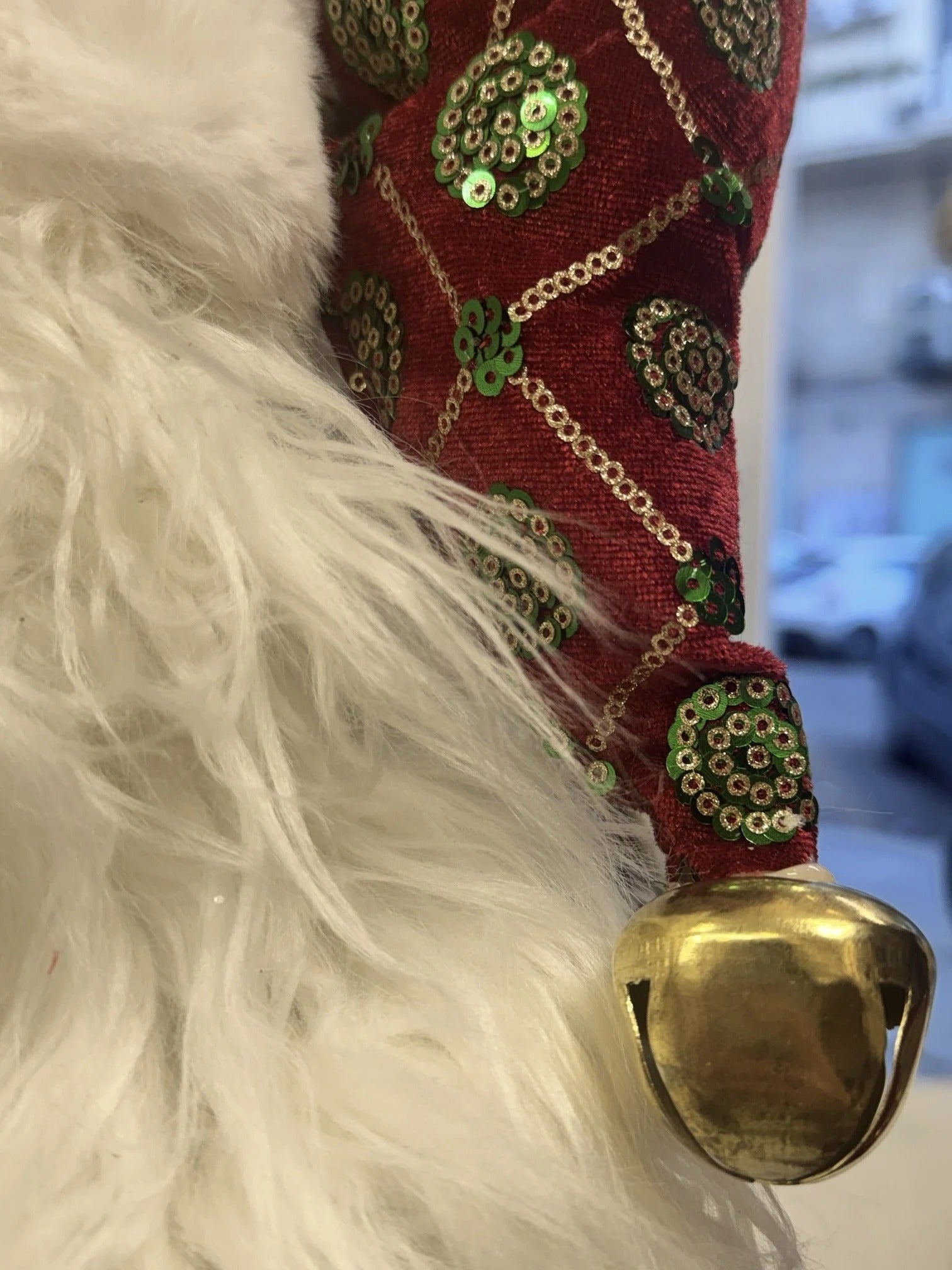 Corona con la cara de Papá Noel