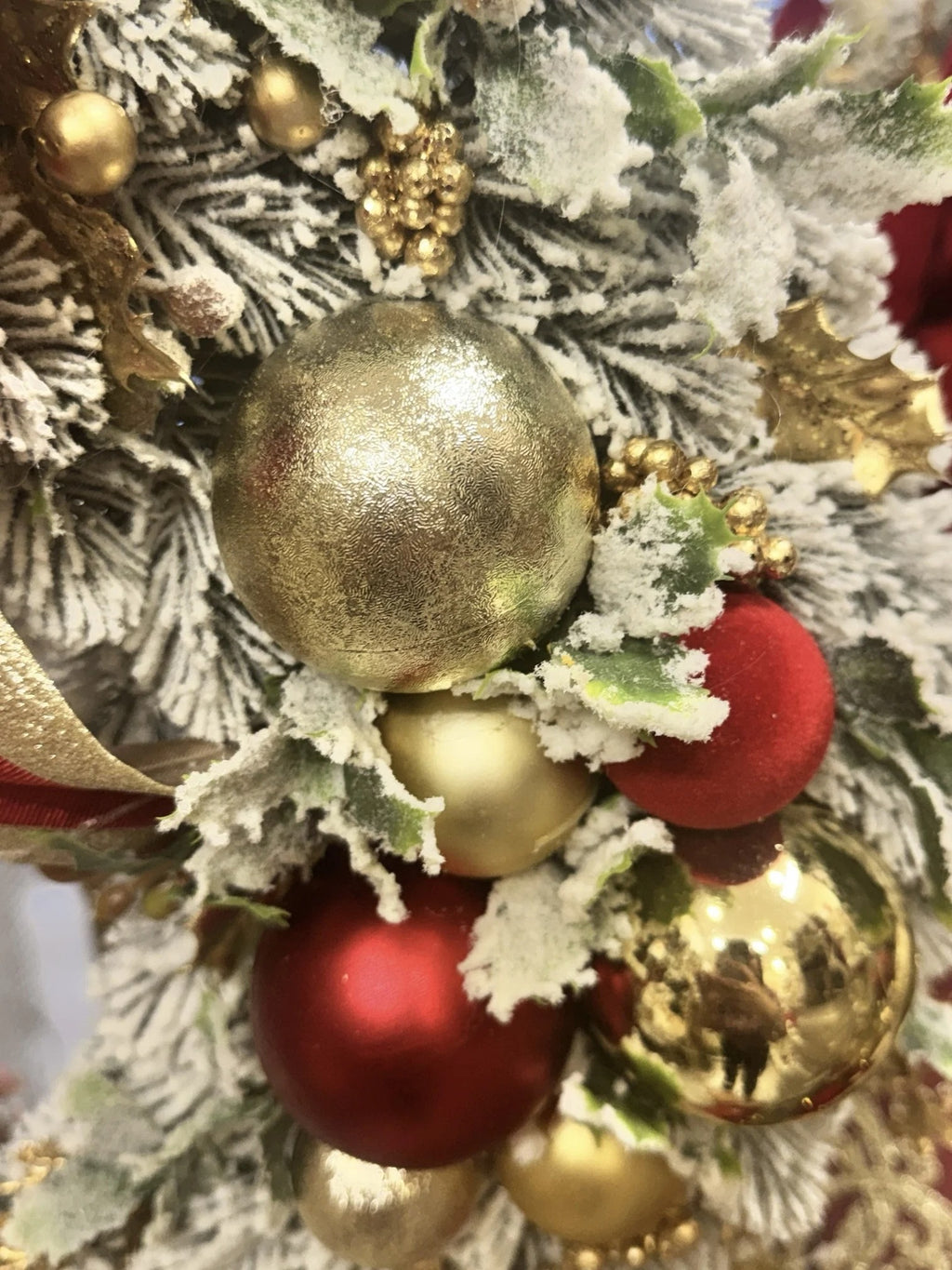 Corona con la cara de Papá Noel